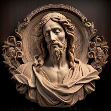 3D model st jesus (STL)